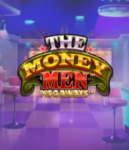 Dive into the thrilling world of The Money Men Megaways slot by Pragmatic Play, showcasing a vibrant logo with glittering stars on a lavish casino backdrop. This graphic conveys the excitement and glamour of casino gaming with its striking colors and design. Great for slot game lovers seeking Vegas-style excitement. 