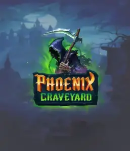 ELK Studios' Phoenix Graveyard game screen, showcasing the mystical graveyard and the legendary phoenix rising from the ashes. This image captures the slot's dynamic reel expansion mechanism, enhanced by its gorgeous symbols and gothic theme. The artwork conveys the game's mythological story of resurrection, attractive for those fascinated by mythology.